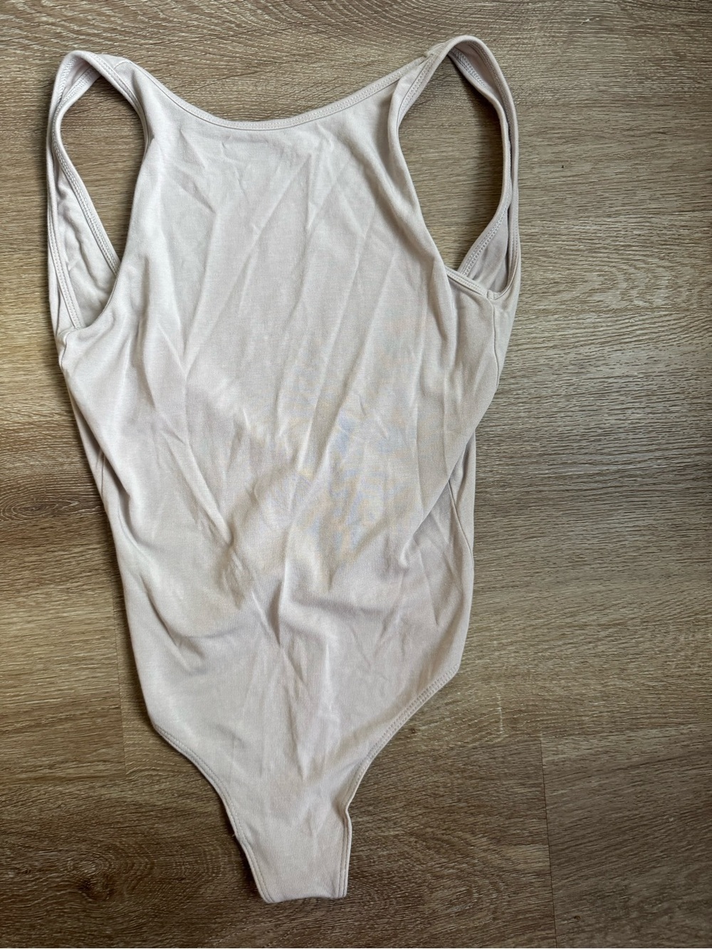 Aritzia Seamless Scoop-Back Bodysuit in mauve